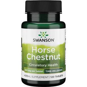 Swanson Timed-Release Horse Chestnut 120 ks tablety 200 mg