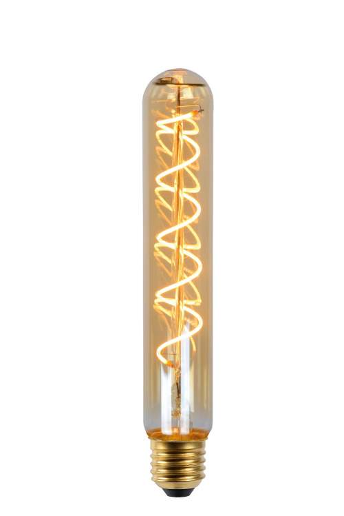 LUCIDE LED Tubular T30 Gold 5W/2200K/E27/20cm retro LED žárovka