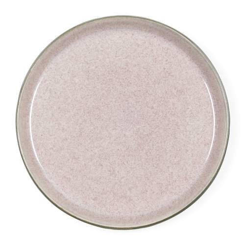 Pudrově růžový kameninový dezertní talíř Bitz Mensa, průměr 21 cm