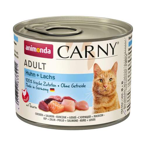 ANIMONDA Cat Carny Adult příchuť: kuře, losos 200g
