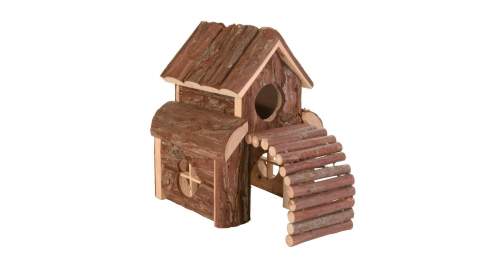 Trixie Natural Living dřevěný domek dvoupatrový FINN 13x20x20 cm