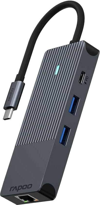 Rapoo 8v1 USB-C Multiportový adaptér