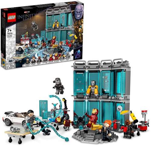 LEGO Marvel 76216 Zbrojnice Iron Mana