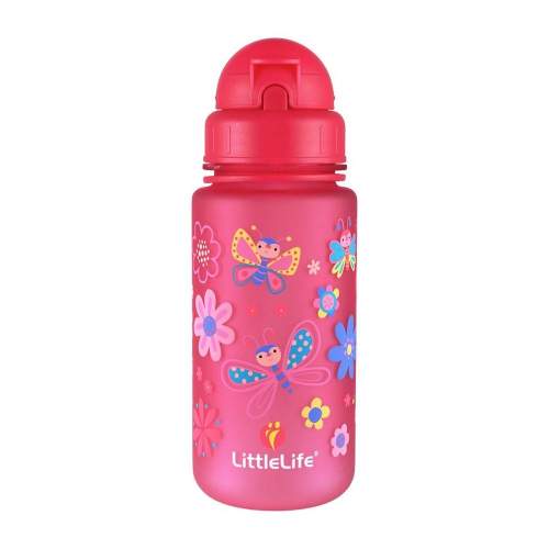Láhev Littlelife Water Bottle 400ml Butterflies