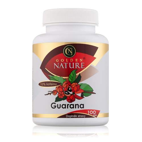 Golden Natur Guarana 10% kofeinu 100 kapslí