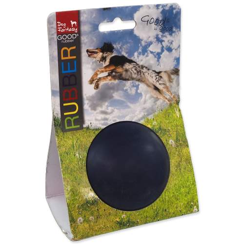 DOG FANTASY míč gumový házecí modrý 8 cm