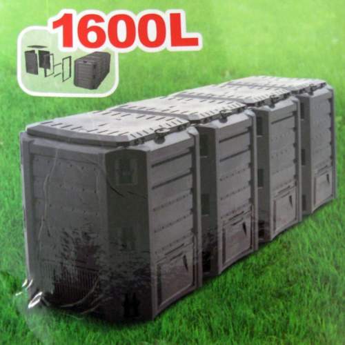 PlasticFuture Zahradní kompostér Module Compogreen 1600L černý