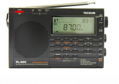 Tecsun PL-660 přehledový přijímač