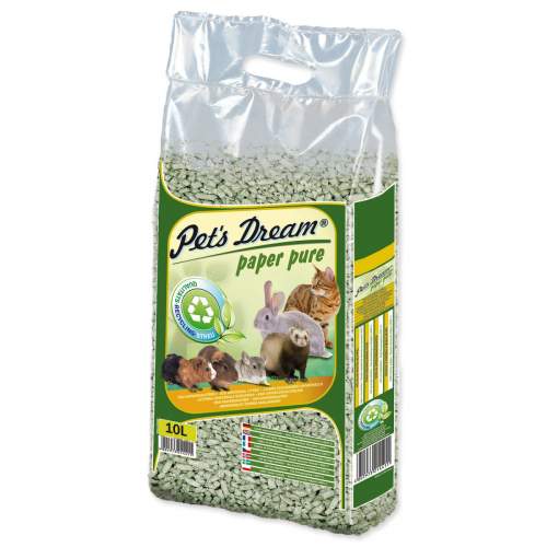 JRS PETS DREAM Paper Pure papírová podestýlka 10l (4,8kg)