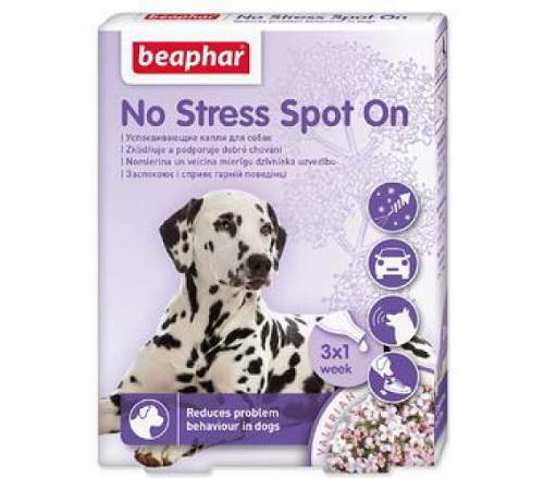 Beaphar No Stress Spot On pro psy sol 3 x 0.7 ml