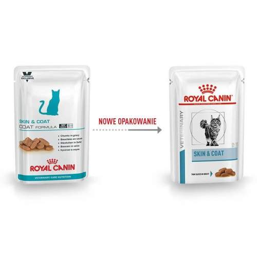 Royal Canin Veterinary Health Nutrition  Cat SKIN & COAT kapsa - 85g