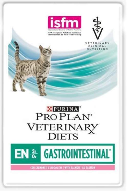 Purina PPVD Feline - EN Gastroint.Salmon kapsička 10x85 g
