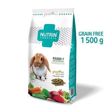 Nutrin Complete Grain Free Králík Vegetable 1500g