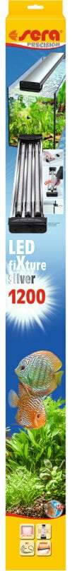 sera LED fixture 1200 silver