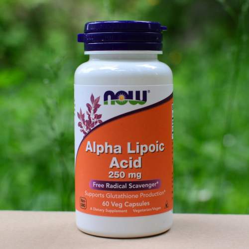 NOW Foods NOW Kyselina alfa-lipoová 250 mg x 60 rostlinných kapslí