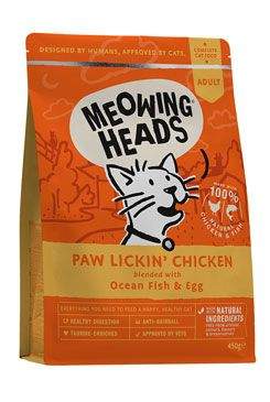 Meowing Heads Paw Lickin Chicken 450 g