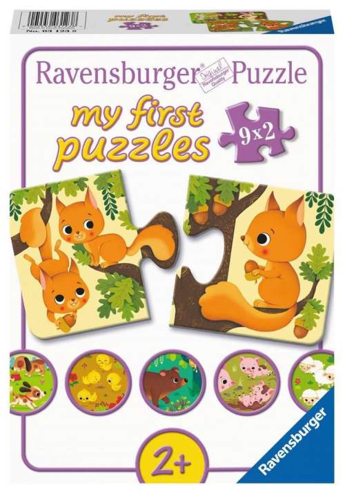 RAVENSBURGER Moje první puzzle Zvířátka a mláďátka