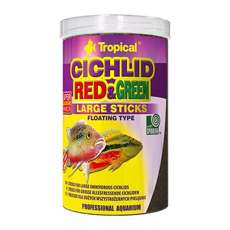 TROPICAL Cichlid Red-Green Large 1000 ml/300 g