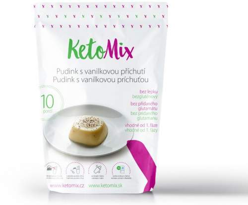 KetoMix Proteinový pudink s VANILKOVOU příchutí (10 porcí)