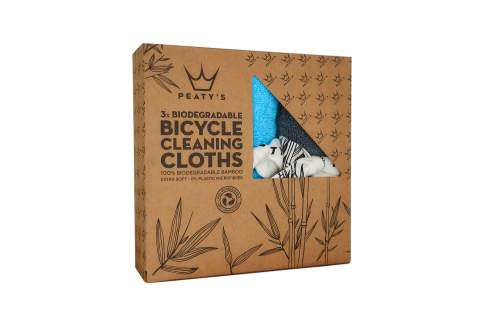 PEATY'S BAMBOO BICYCLE CLEANING CLOTHS (3 kusy)