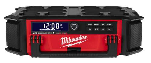 Aku rádio-nabíječka 18V, bluetooth - Milwaukee Packout M18 PRCDAB+-0