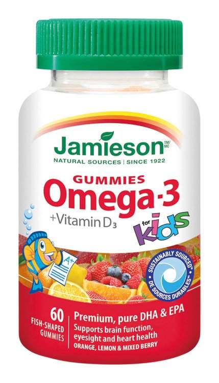 JAMIESON Omega-3 Kids Gummies 60ks