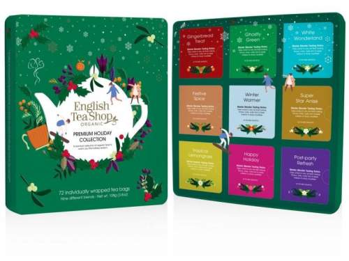 English Tea Shop Premium Holiday Collection bio zelená 108 g, 72 ks