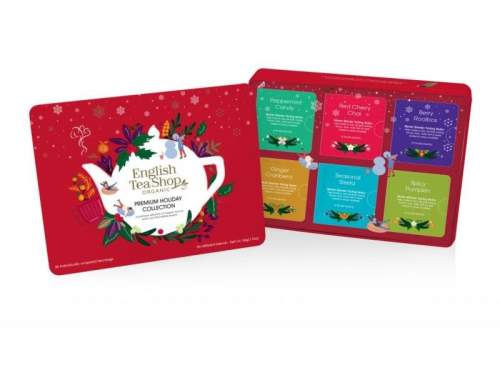 English Tea Shop Premium Holiday Collection bio vánoční červená 54 g, 36 ks