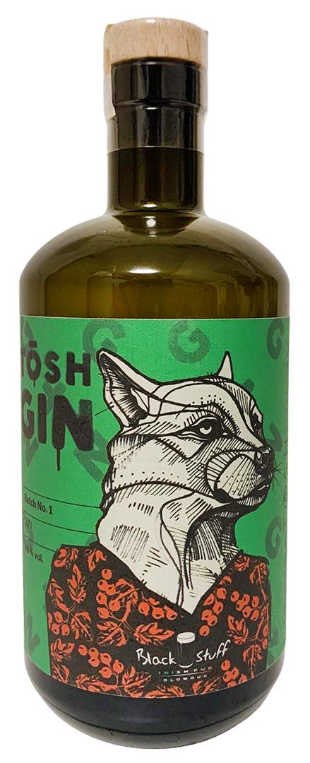 Tosh Gin Black Stuff 0,7l 46% L.E.