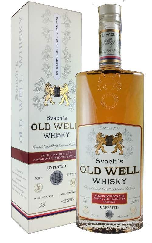 Svach´s Old Well Whisky Aged in Porto Barrels 46,3% 0,5l