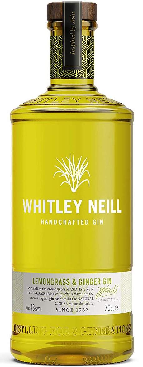 Whitley Neill Lemongrass & Ginger 0,7l 43%