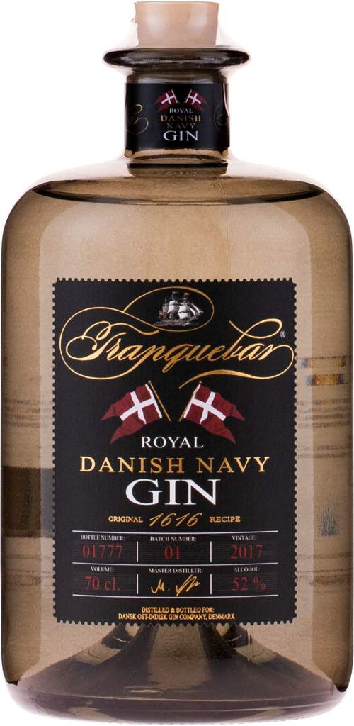 Tranquebar Navy Gin 52% 0,7 l