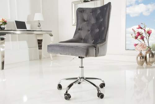 Noble Home Kancelářská židle Vimaso stříbrnošedá