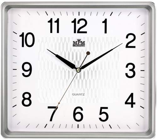 MPM Hranaté stříbrné hodiny MPM E01.2929