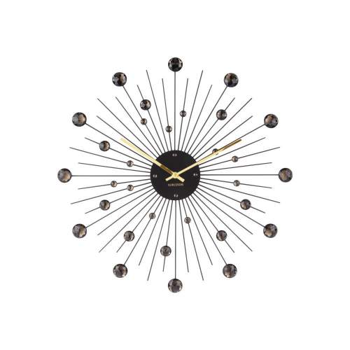 Karlsson 4859BK Designové nástěnné hodiny 50 cm