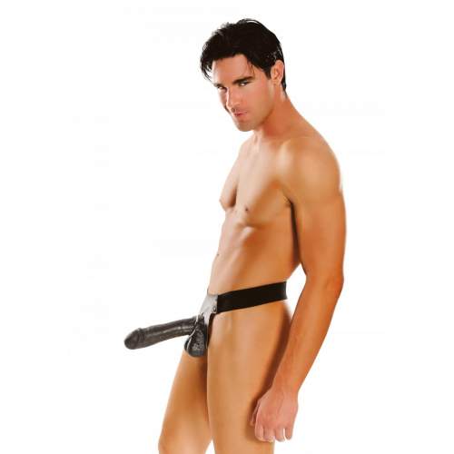 Nasazovací penis Pipedream FFS BIG Daddy 10" Hollow Strap-on