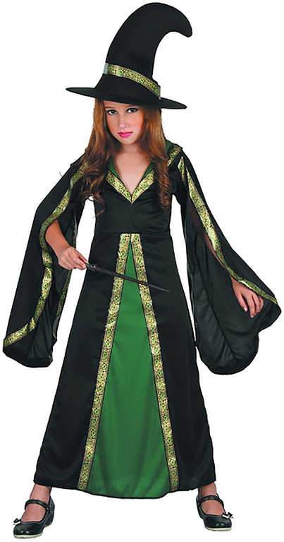 MADE Šaty na karneval - čarodějka, 120-130 cm