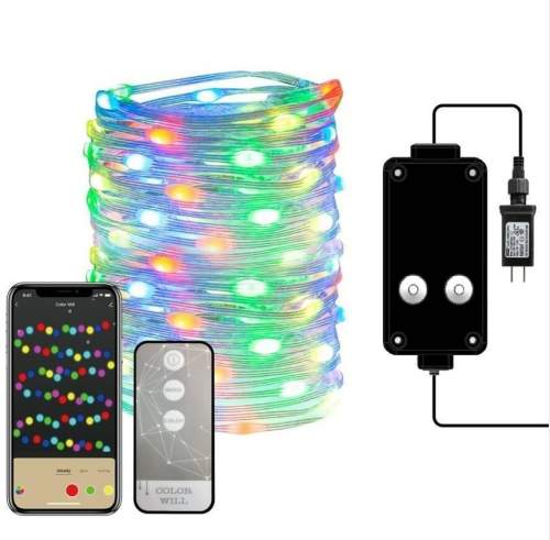 Immax NEO LITE Smart vánoční LED osvětlení  řetěz 16m, RGB, WiFi, TUYA