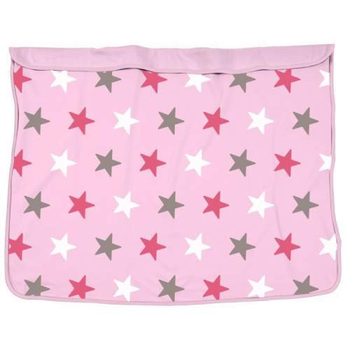 Dooky deka Blanket Baby Pink/Pink Stars