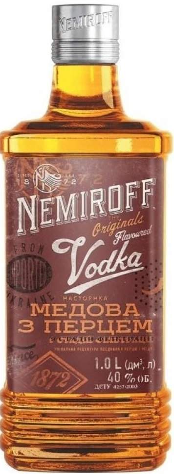 Nemiroff Original Honey Pepper 1l 40%