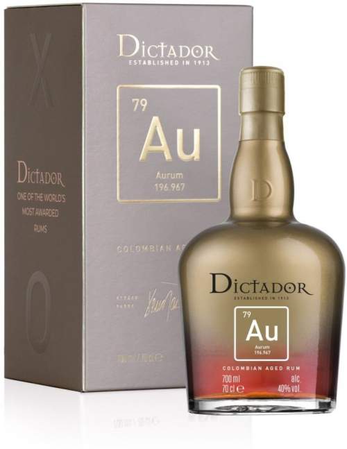 Dictador Aurum 40% 0,7l
