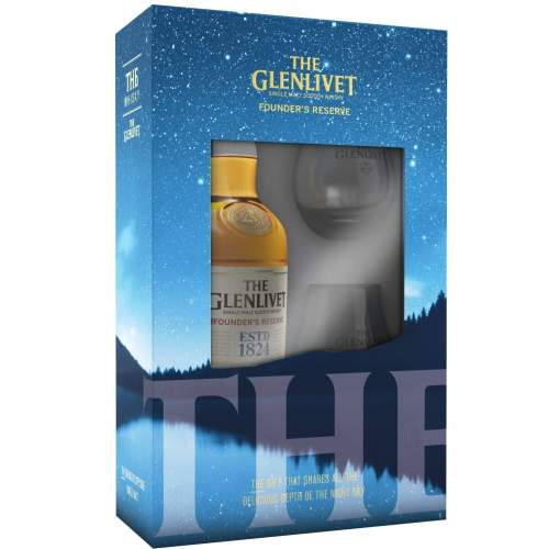 Glenlivet Founders Reserve 40% 0,7 l + 2 skleničky