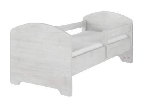 Dětská postel HELI v barvě norské borovice + matrace zdarma - 140x70