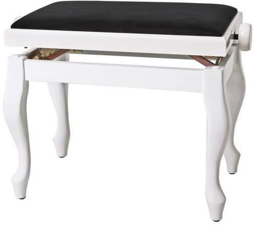 Gewa Piano stolička Deluxe Classic 130.350 Bílý Lesk