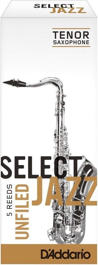 Rico RRS05TSX3H Select Jazz - Tenor Saxophone Reeds - Unfiled - 3 Hard - 5 Box