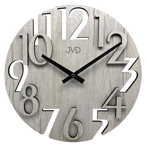 Dřevěné designové hodiny JVD HT113.2