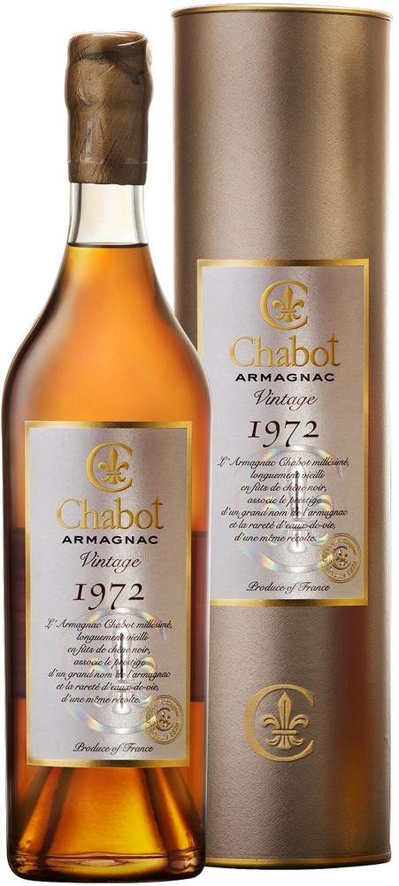 Chabot armagnac Vintage 1972 40% 0,7 l