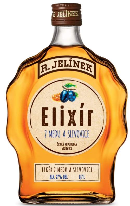 R. Jelínek Elixír z medu a slivovice 27% 0,7l
