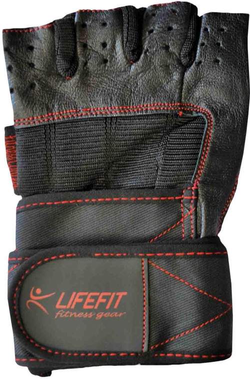 Rulyt Fitnes rukavice LIFEFIT TOP, černé velikost: L