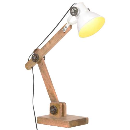 Vida Dekorhome stolní lampa bílá kulatá 58 x 18 x 90 cm E27